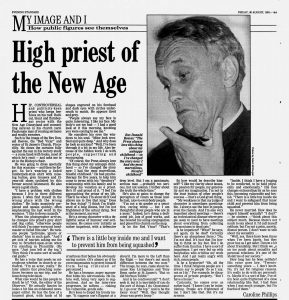 High priest of the New Age - Evening Standard